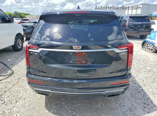 1GYKPCRS0MZ206618 2021 CADILLAC XT6 Black უკანა ხედი