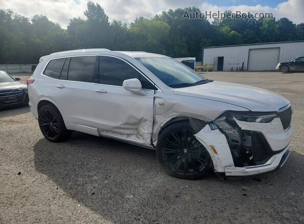 1GYKPCRS1MZ178313 2021 CADILLAC XT6 White Передня права чверть