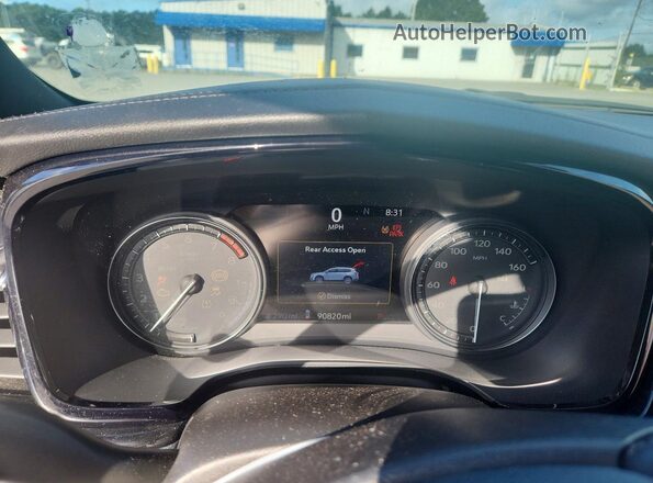 1GYKPCRS1MZ178313 2021 CADILLAC XT6 White Вид щитка приладів