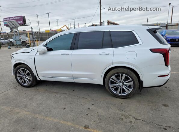 1GYKPCRS1SZ134650 2025 CADILLAC XT6 White Հետևի ձախ