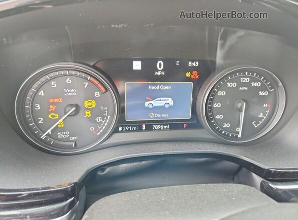 1GYKPCRS1SZ134650 2025 CADILLAC XT6 White Սարքավորումների վահանակի տեսք