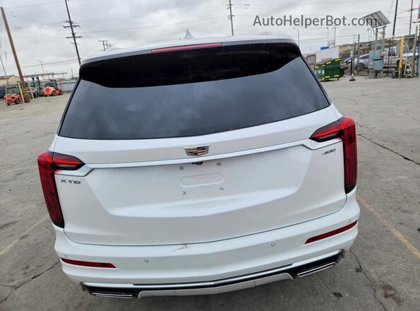 1GYKPCRS1SZ134650 2025 CADILLAC XT6 White Հետևի տեսք