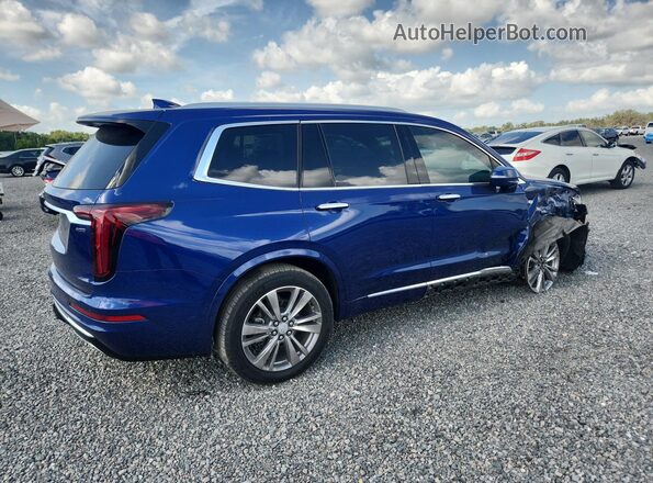 1GYKPCRS3RZ725752 2024 CADILLAC XT6 Blue Trasero derecho