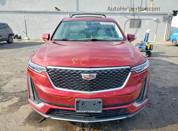 1GYKPCRS4LZ153436 2020 CADILLAC XT6 Red Вид спереду