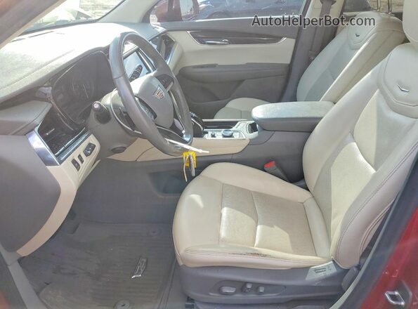 1GYKPCRS4LZ153436 2020 CADILLAC XT6 Red Вид салону спереду
