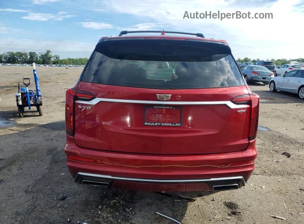 1GYKPCRS4LZ153436 2020 CADILLAC XT6 Red Вид ззаду