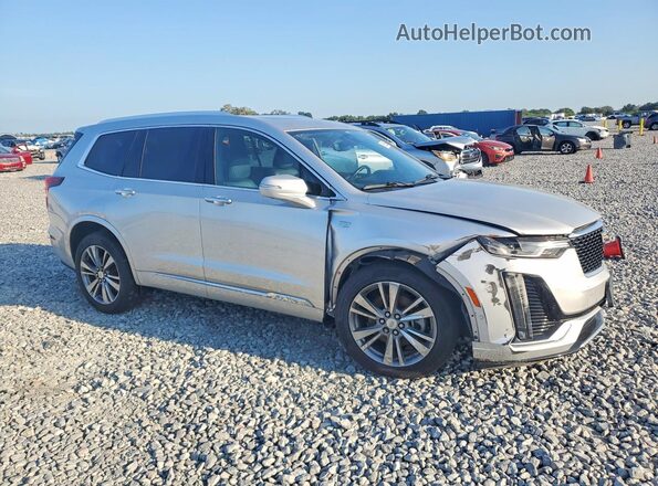 1GYKPCRS5LZ110109 2020 CADILLAC XT6 Серебряный Передняя правая четверть
