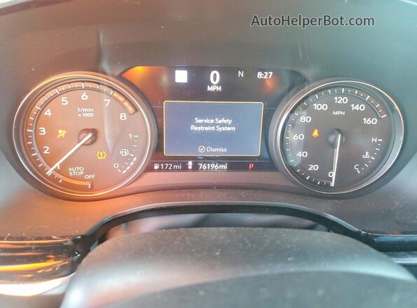 1GYKPCRS5LZ110109 2020 CADILLAC XT6 Серебряный Вид щитка приборов