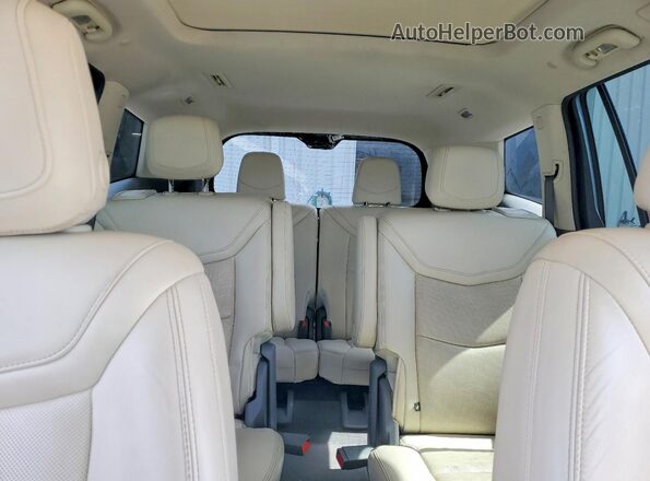1GYKPCRS5NZ102563 2022 CADILLAC XT6 Black უკანა სავარძლების ხედი