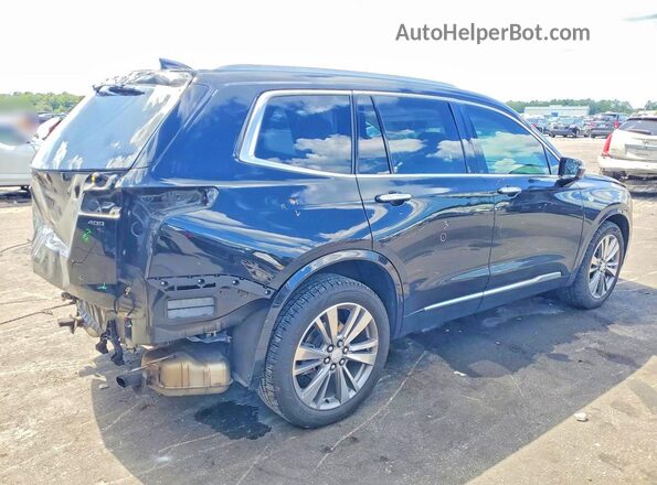 1GYKPCRS5NZ102563 2022 CADILLAC XT6 Black უკანა მარჯვენა