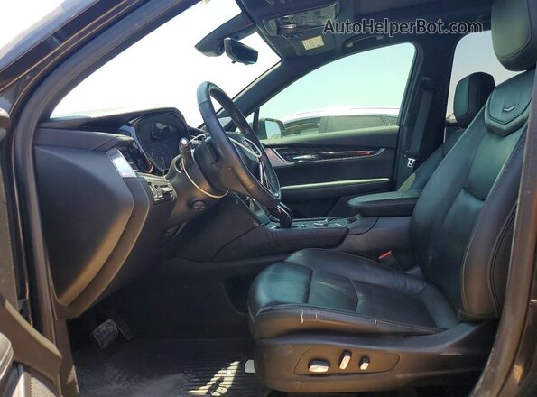 1GYKPCRS6LZ176619 2020 CADILLAC XT6 Black წინა სალონის ხედი