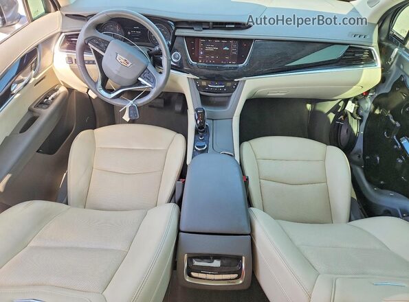 1GYKPCRS7MZ194189 2021 CADILLAC XT6 Gray წინა პანელის ხედი