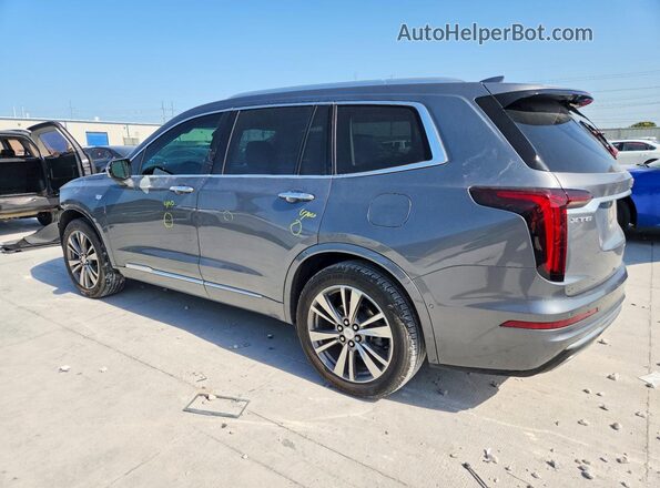 1GYKPCRS7MZ194189 2021 CADILLAC XT6 Gray უკანა მარცხენა
