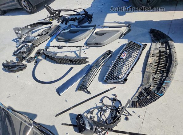 1GYKPCRS7MZ194189 2021 CADILLAC XT6 Gray VIN კოდის სტიკერის ხედი