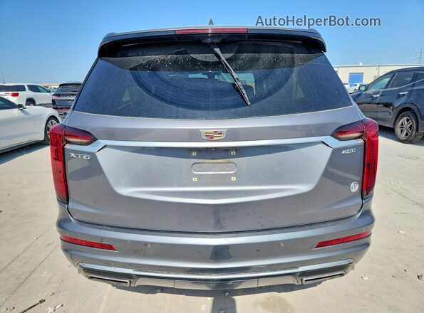 1GYKPCRS7MZ194189 2021 CADILLAC XT6 Gray უკანა ხედი