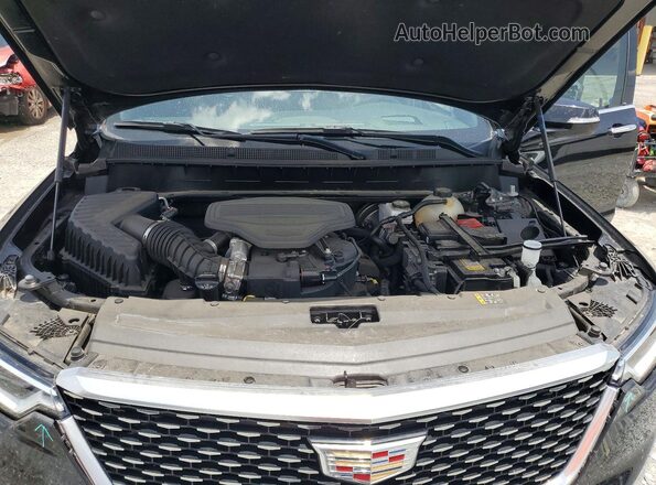 1GYKPCRS7RZ743977 2024 CADILLAC XT6 Black Vista del compartimento del motor