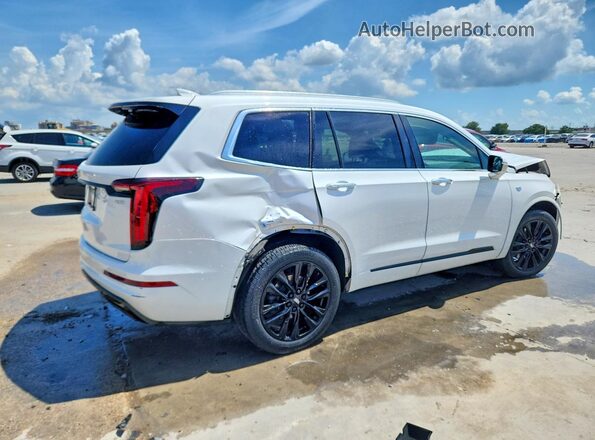 1GYKPCRS8MZ226051 2021 CADILLAC XT6 White Trasero derecho