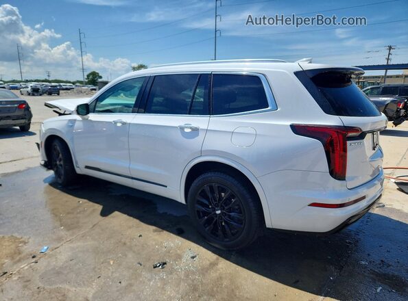 1GYKPCRS8MZ226051 2021 CADILLAC XT6 White Trasero izquierdo