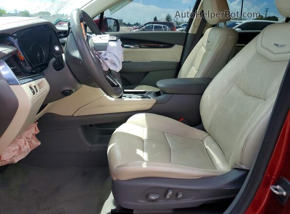 1GYKPCRSXMZ122029 2021 CADILLAC XT6 Красный Вид салона спереди