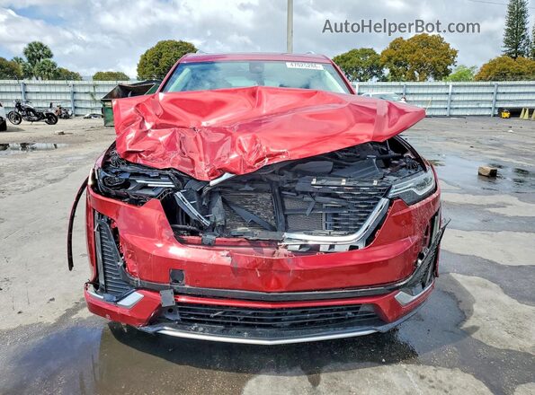 1GYKPCRSXMZ122029 2021 CADILLAC XT6 Красный Вид спереди