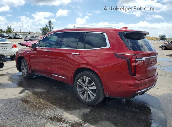 1GYKPCRSXMZ122029 2021 CADILLAC XT6 Красный Задняя левая четверть