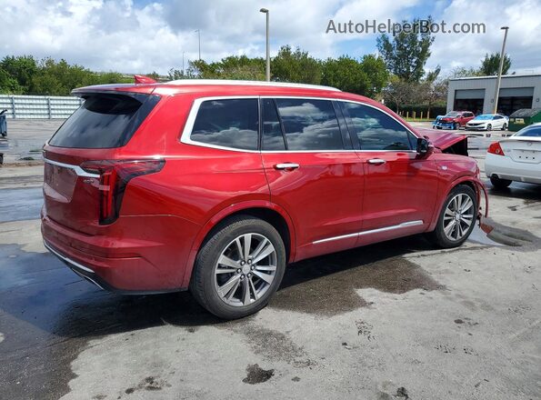 1GYKPCRSXMZ122029 2021 CADILLAC XT6 Красный Задняя правая четверть