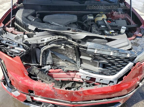 1GYKPCRSXMZ122029 2021 CADILLAC XT6 Красный Вид задней части салона