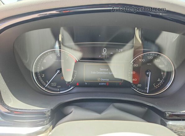 1GYKPCRSXMZ131930 2021 CADILLAC XT6 Blue ხელსაწყოთა პანელის ხედი