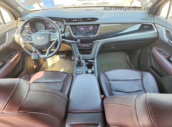 1GYKPDRS0LZ126854 2020 CADILLAC XT6 Burgundy Вид панелі приладів