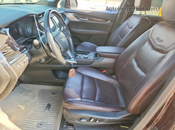 1GYKPDRS0LZ126854 2020 CADILLAC XT6 Burgundy Вид салону спереду