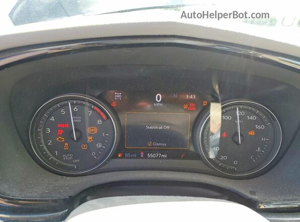 1GYKPDRS0LZ210348 2020 CADILLAC XT6 Черный Вид щитка приборов