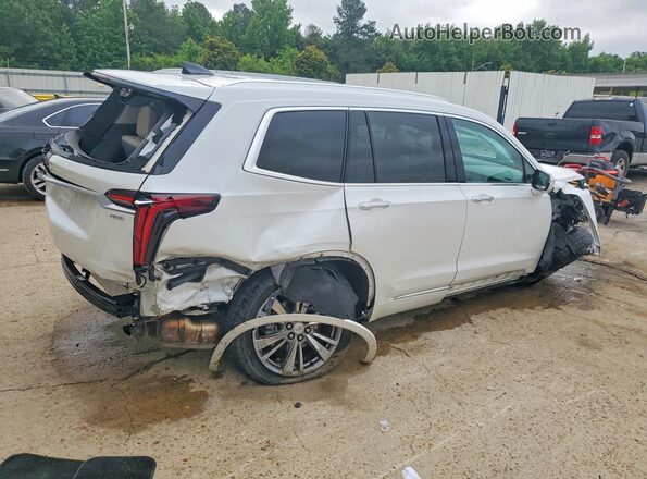 1GYKPDRS0MZ174663 2021 CADILLAC XT6 Белый Задняя правая четверть