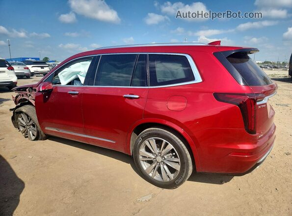 1GYKPDRS0MZ181239 2021 CADILLAC XT6 Red Trasero izquierdo
