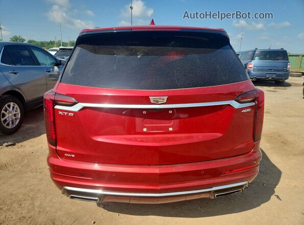1GYKPDRS0MZ181239 2021 CADILLAC XT6 Red Vista trasera