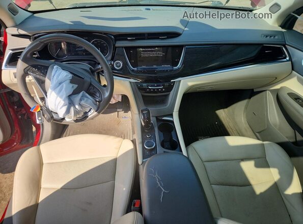 1GYKPDRS0MZ181239 2021 CADILLAC XT6 Red Vista del salpicadero