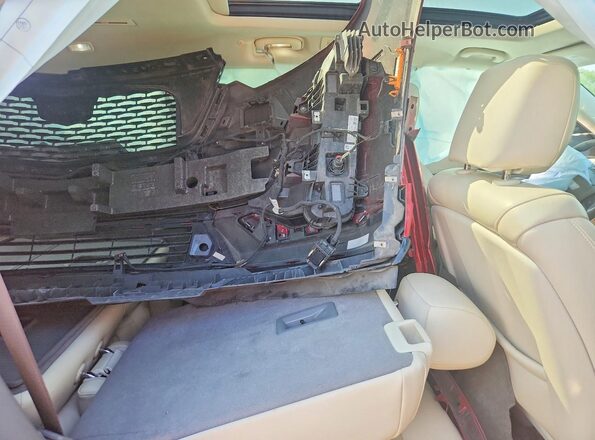 1GYKPDRS0MZ181239 2021 CADILLAC XT6 Red Vista de los asientos traseros