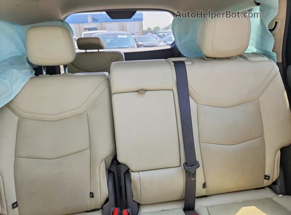 1GYKPDRS1MZ129098 2021 CADILLAC XT6 Black უკანა სავარძლების ხედი