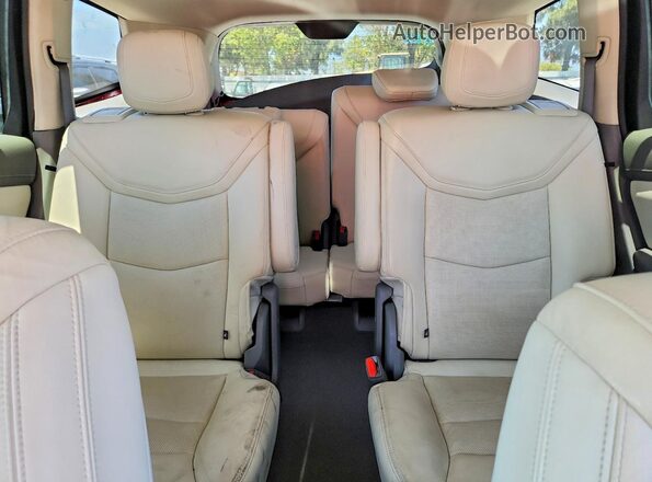 1GYKPDRS3LZ128582 2020 CADILLAC XT6 Red უკანა სავარძლების ხედი
