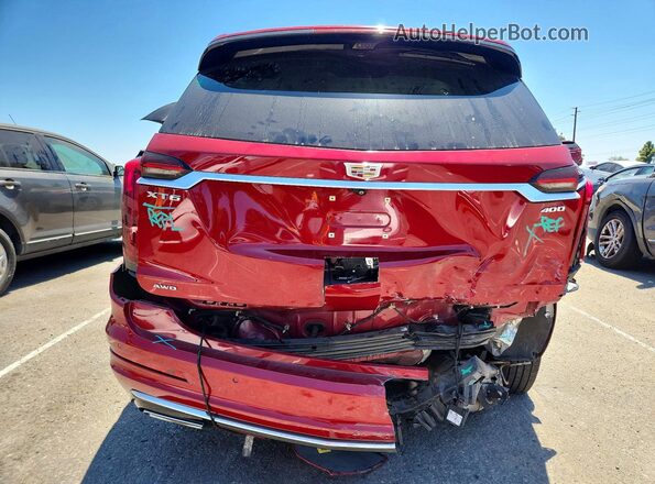 1GYKPDRS3LZ128582 2020 CADILLAC XT6 Red უკანა ხედი