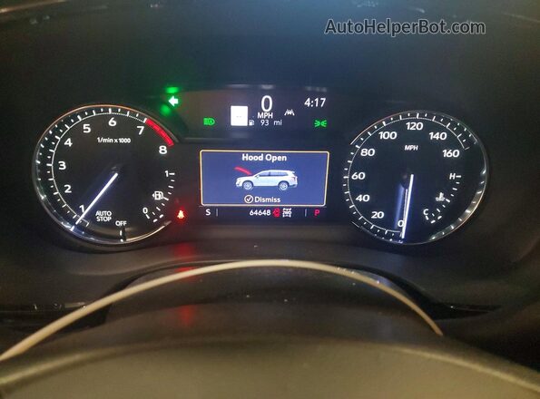 1GYKPDRS3LZ167768 2020 CADILLAC XT6 Black Vista del cuadro de instrumentos