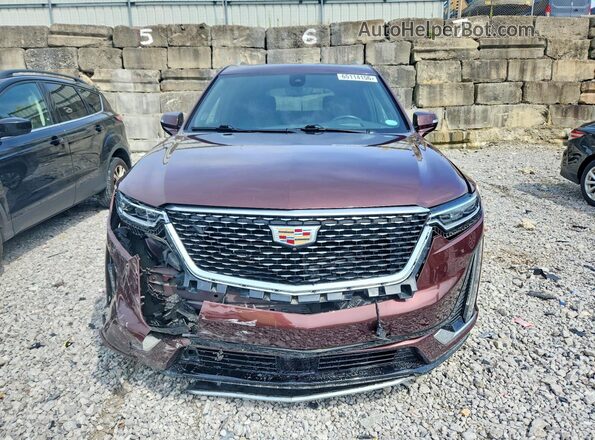 1GYKPDRS3PZ181823 2023 CADILLAC XT6 Maroon Դիմացի տեսք