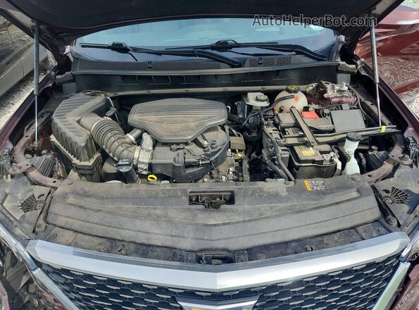 1GYKPDRS3PZ181823 2023 CADILLAC XT6 Maroon Շարժիչի բաժամունքի տեսք