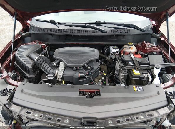 1GYKPDRS5MZ120209 2021 CADILLAC XT6 Red Вид ззаду