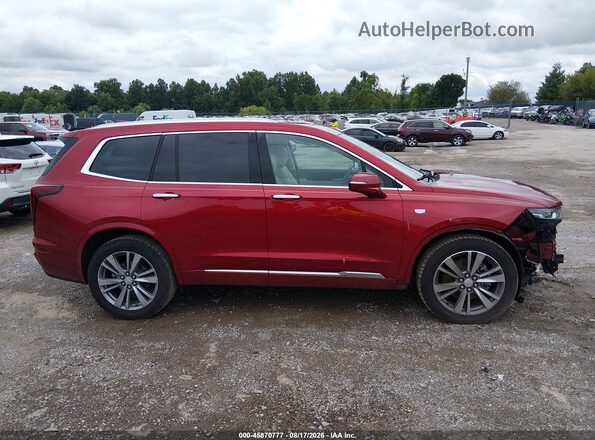 1GYKPDRS5MZ120209 2021 CADILLAC XT6 Red Панорамний вид салону 360°