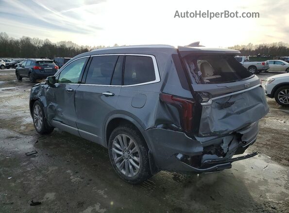 1GYKPDRS5MZ133946 2021 CADILLAC XT6 Серебряный Задняя левая четверть