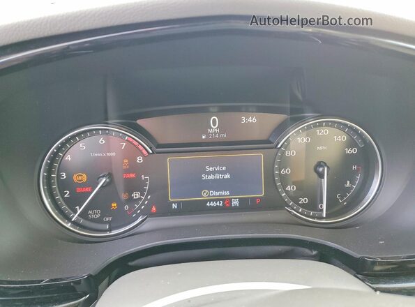 1GYKPDRS5MZ133946 2021 CADILLAC XT6 Серебряный Вид щитка приборов