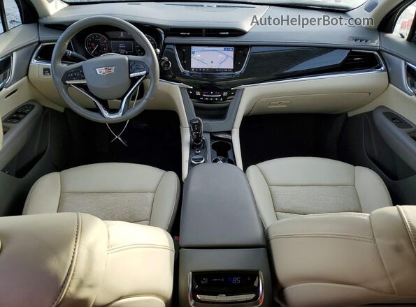 1GYKPDRS5MZ133946 2021 CADILLAC XT6 Серебряный Вид панели приборов
