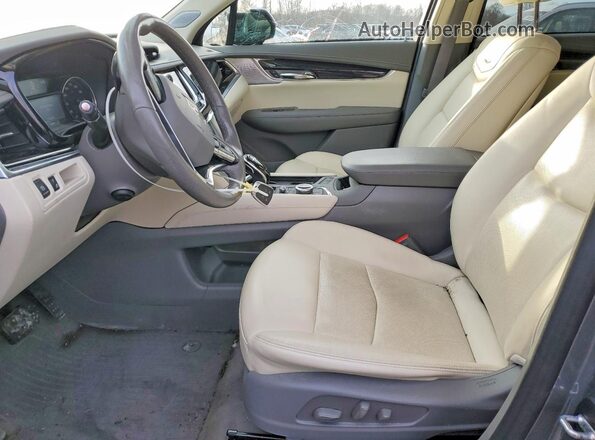 1GYKPDRS5MZ133946 2021 CADILLAC XT6 Серебряный Вид салона спереди