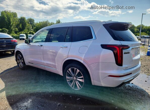 1GYKPDRS6MZ153865 2021 CADILLAC XT6 Белый Задняя левая четверть