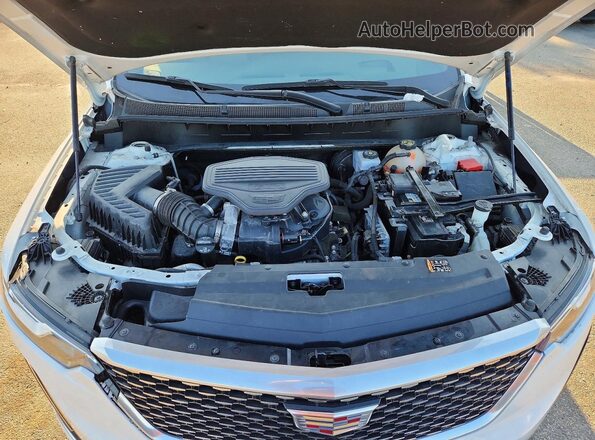 1GYKPDRS6PZ157306 2023 CADILLAC XT6 White Engine compartment view